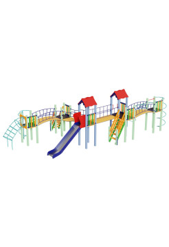 Игровая площадка уличная Змейка 1.5 м